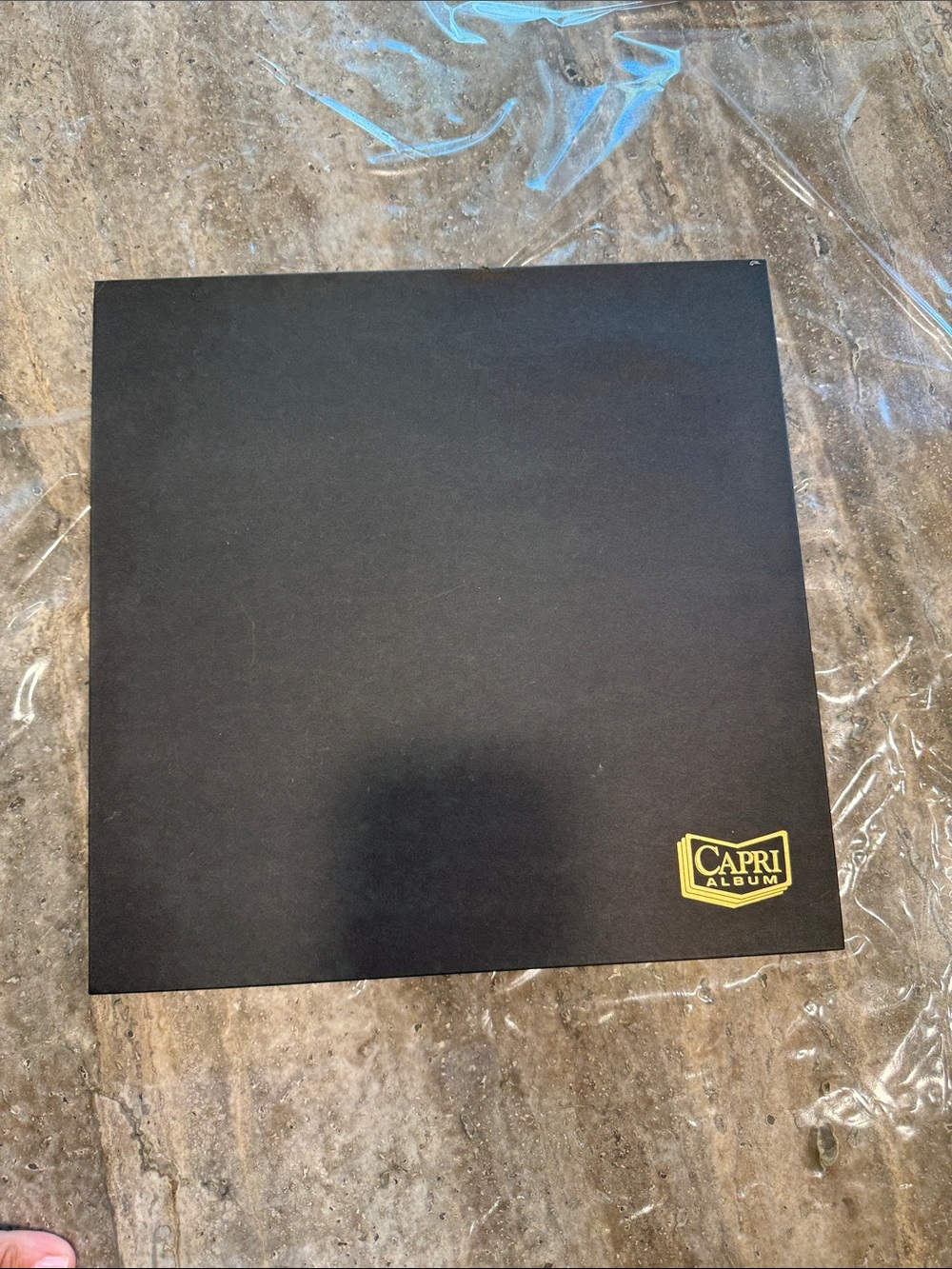 Large Book Black Frame Vienna White